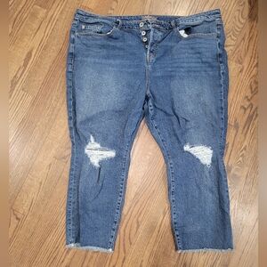 High Rise Straight Jeans